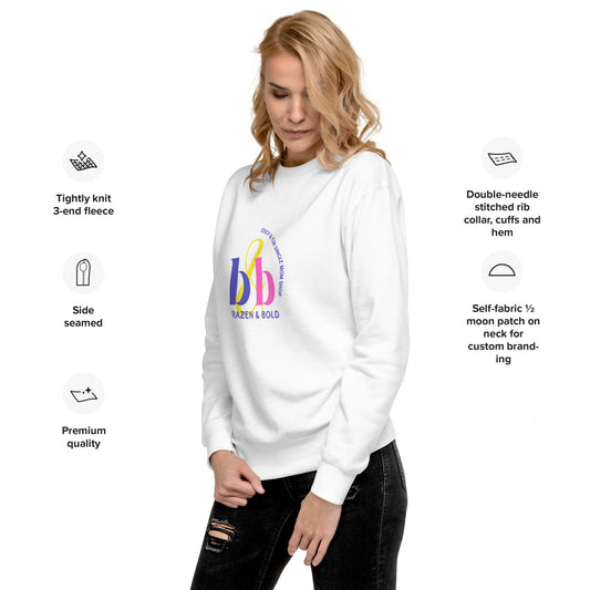 Brazen and Bold Single Mom Shop Unisex Premium Sweatshirt